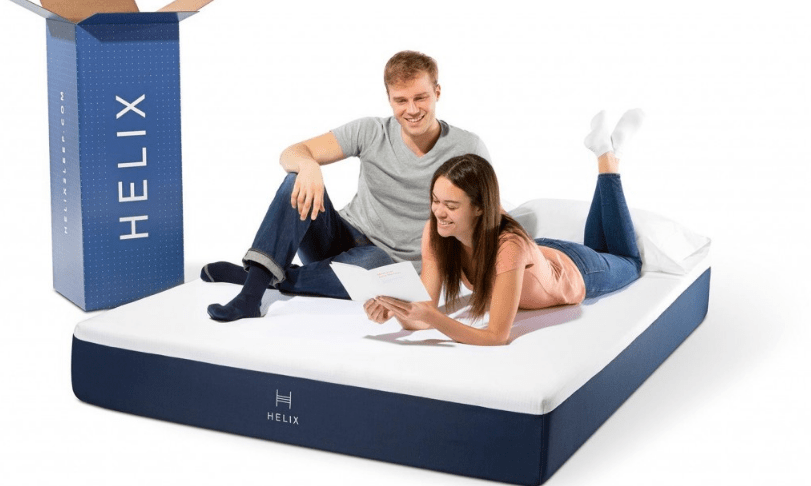 does helix mattress come in a box