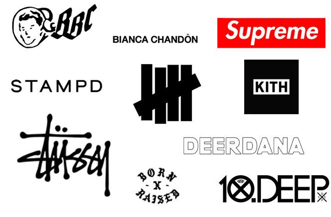 top clothing brands