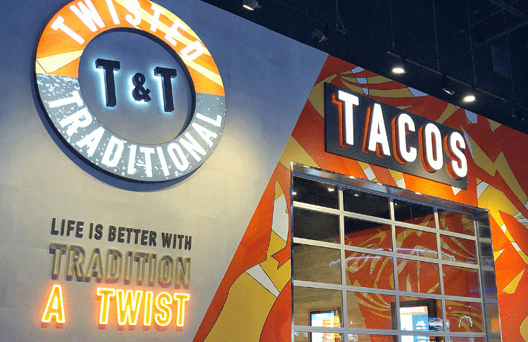 dave and busters tacos