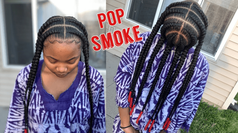 small pop smoke braids