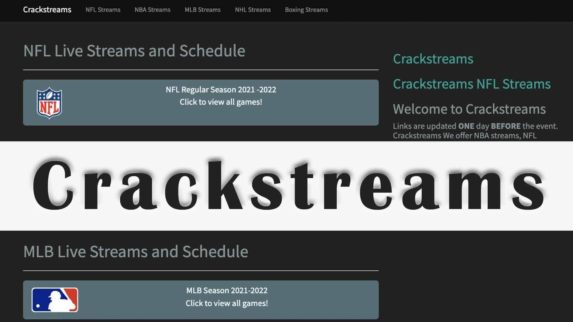 CrackStreams – Details & Best Alternatives in 2022