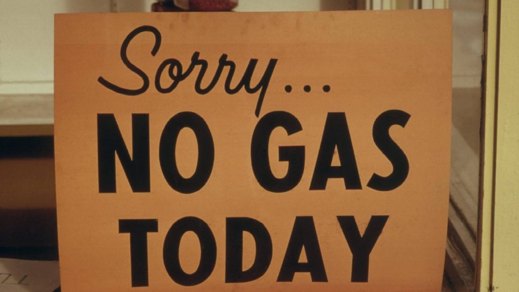 shortage of gas