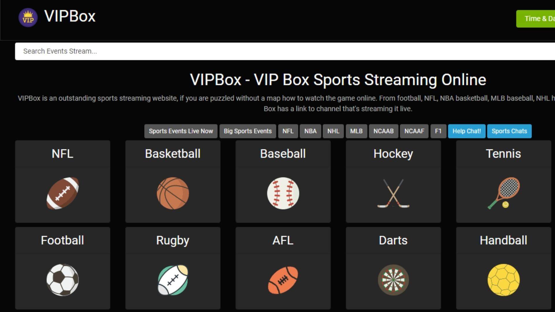 Watch Live Streaming Sports and TV For Free with VipBox