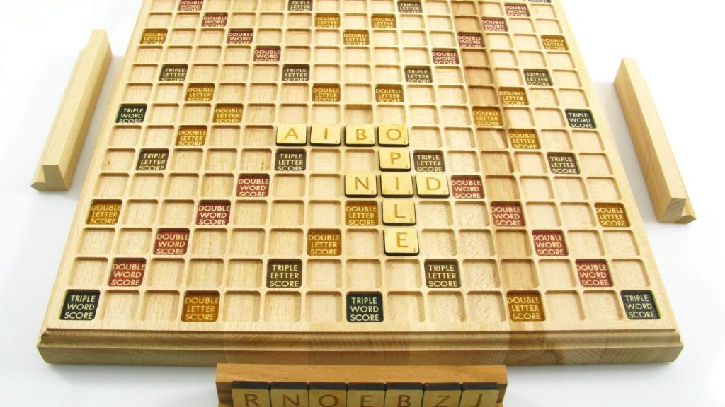 wooden scrable